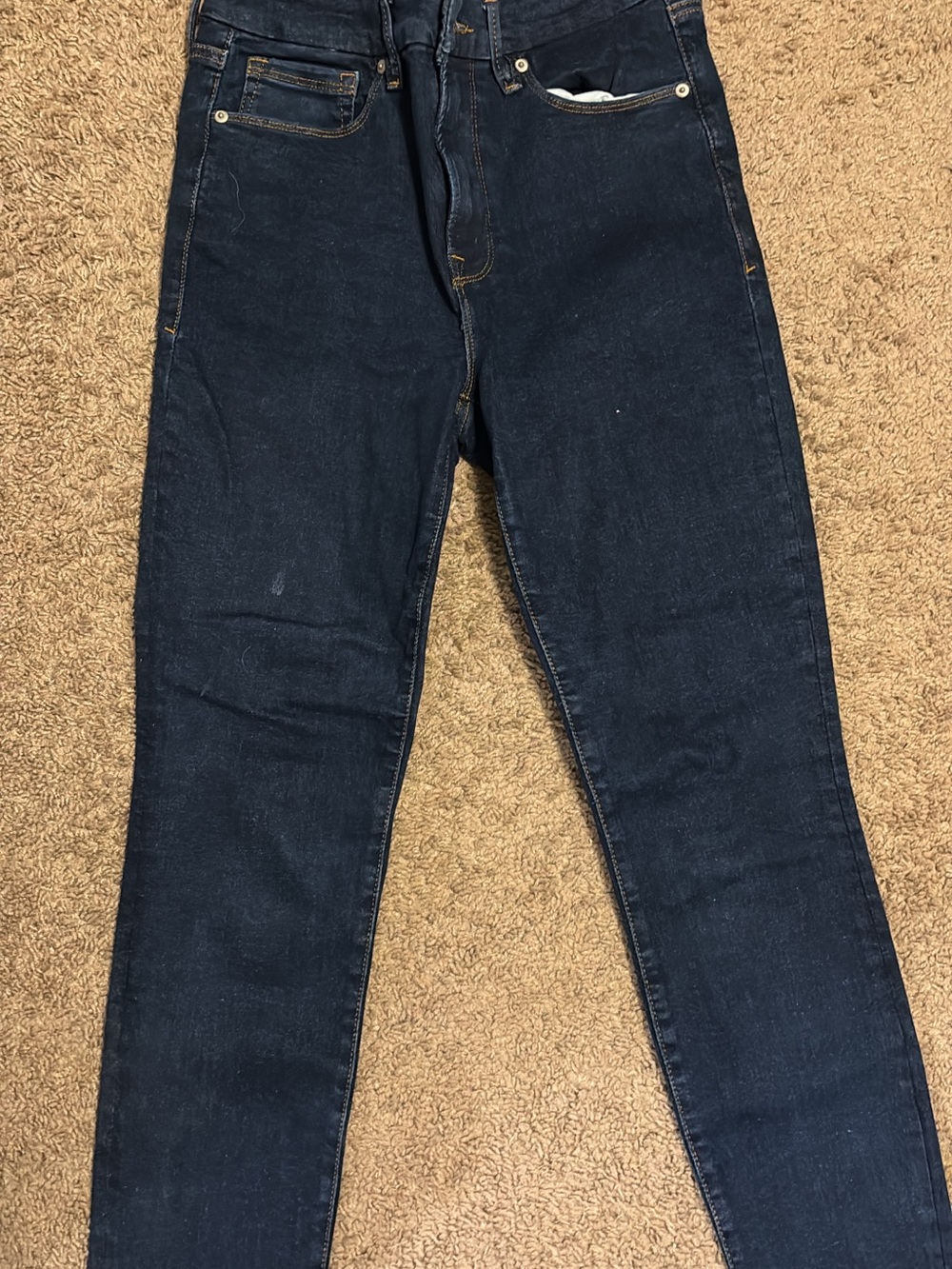 Good American Dark Indigo Skinny Jeans